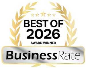 BusinessRate Best of 2026 Award Winner badge